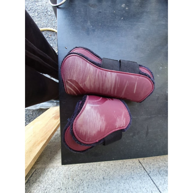 Guêtres bordeaux/ marine fouganza