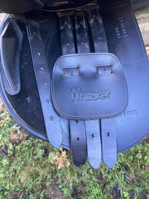 Selle whitaker working Hunter noire taille 16,5