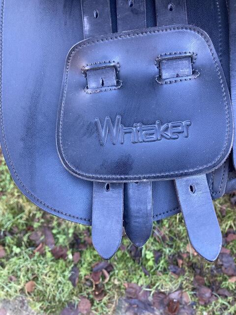 Selle whitaker working Hunter noire taille 16,5