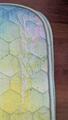 tapis Félix Bühler arc en ciel pastel taille cheval format dressage