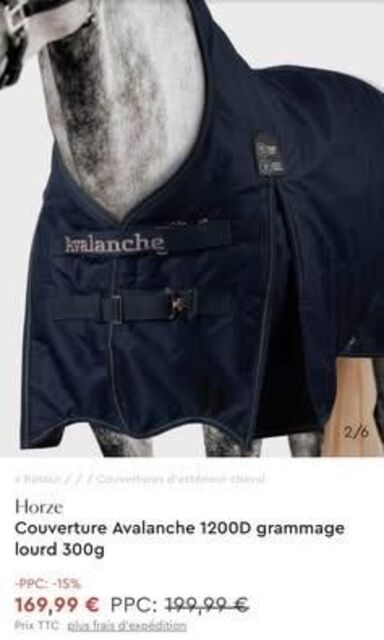 Couverture Horze Avalanche