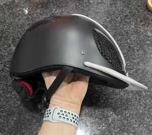 Casque gpa speed air leather noir/gris Taille 58 (59 GPA)