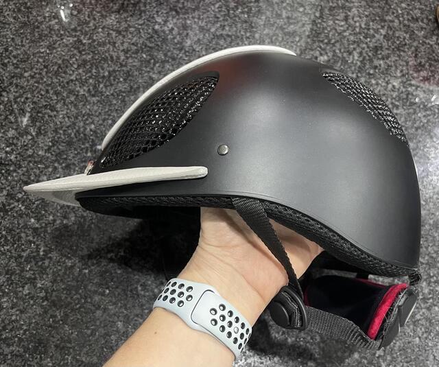 Casque gpa speed air leather noir/gris Taille 58 (59 GPA)