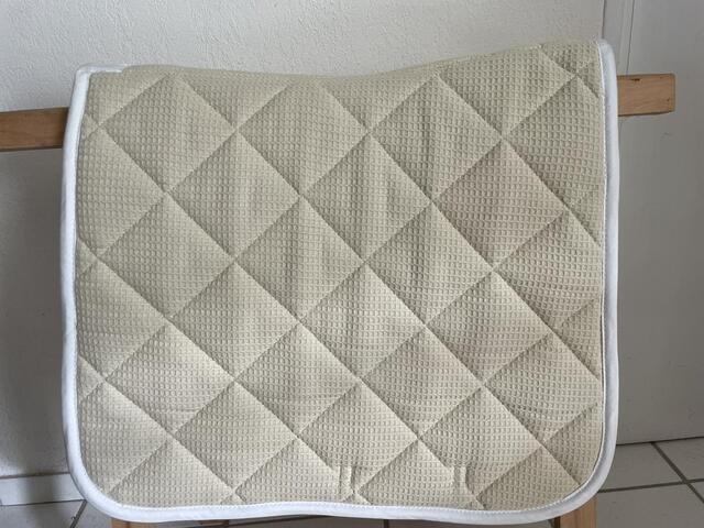 Tapis Blanc dressage Privilège Equitation
