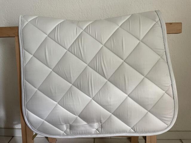 Tapis Blanc dressage Privilège Equitation