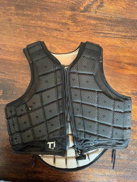 gilet de cross équitheme championM Enfant