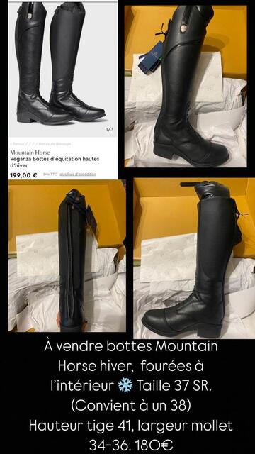 bottes mountain horse veganza hiver