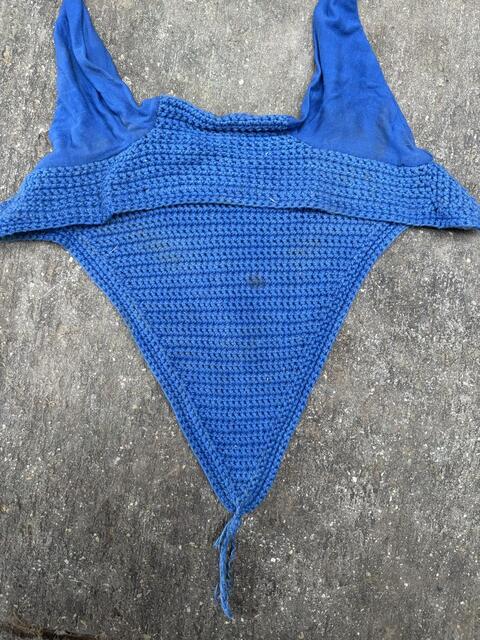 Bonnet long bleu roi
