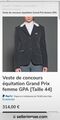 Veste de concours Neuve GPA