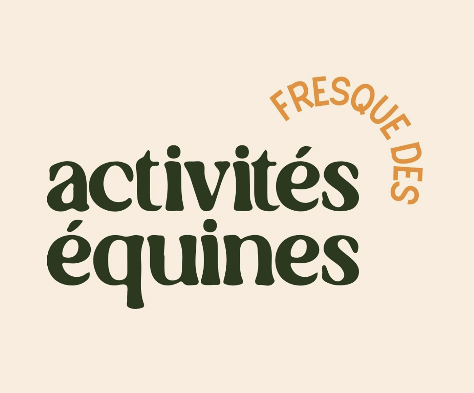 la fresque des activités équines