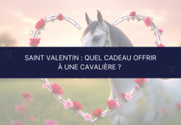 Saint-Valentin : quel cadeau offrir à une cavalière ?