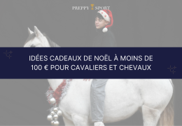 🎄 Idées cadeaux de Noël à moins de 100 € pour cavaliers et chevaux