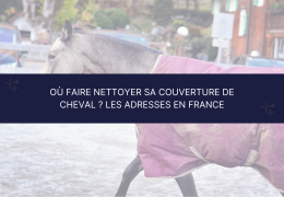 Où faire nettoyer sa couverture de cheval ? Les adresses en France Où faire nettoyer sa couverture de cheval ? Les adresses en France