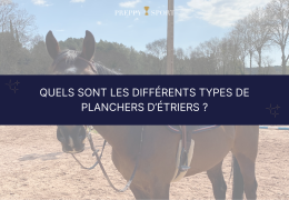 Quels sont les différents types de planchers d’étriers ?