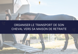 Organiser le transport de son cheval vers sa maison de retraite